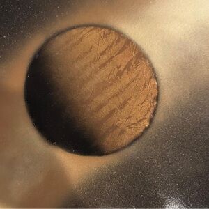 Brown and gold painting